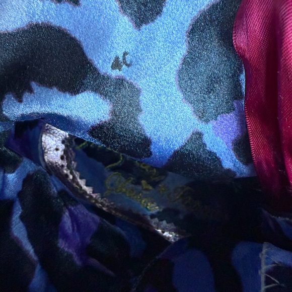 Irregular Choice Floral Velvet Ankle Boots with Satin Laces unique boots - Picture 10 of 11